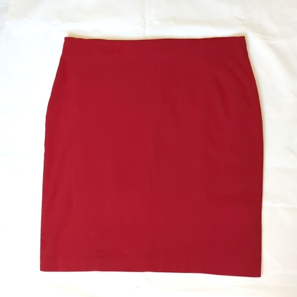 Red Pencil Skirt by Ricki's - Picture 1 of 7